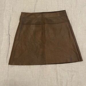 Max Studio Brown Mini Skirt 28